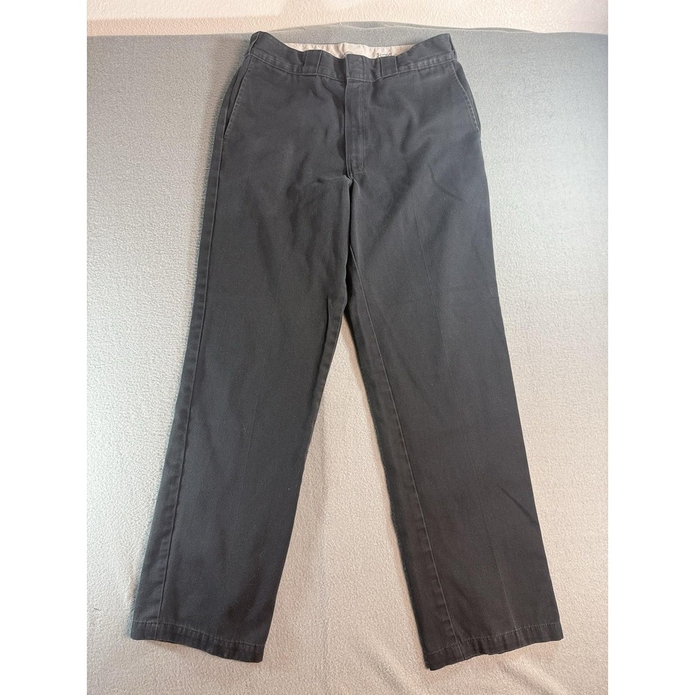 Dickies 874 Pants Mens 34x34 Black Classic Fit Chino Straight Workwear Casual
